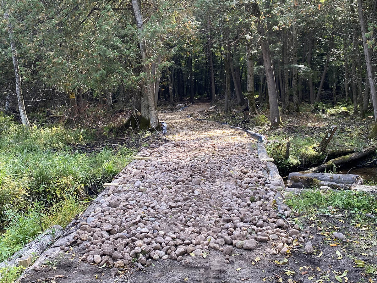 whitetail hunting access trail construction in eau claire wi
